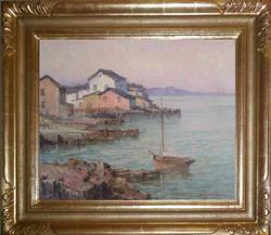 Maurice Braun "The Bay Toward Evening" 16 x 20 inches, oil on canvas!